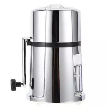 Ручная льдодробилка Коммерческая бытовая портативная стружка льда с лезвием из нержавеющей стали