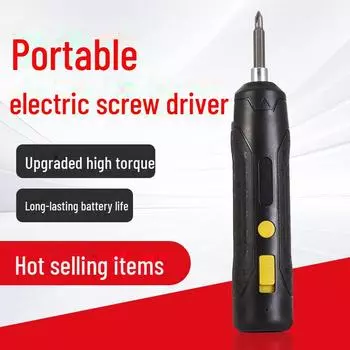 Ручная литиевая отвертка с высоким крутящим моментом: Компактный, многофункциональный, высокоскоростной инструмент для удобного закручивания шурупов