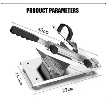 Ручная ломтерезка для мяса, бытовая, лезвие из нержавеющей стали, машина для нарезки мяса, баранины, говядины, овощей, картофеля, кухонные принадлежности