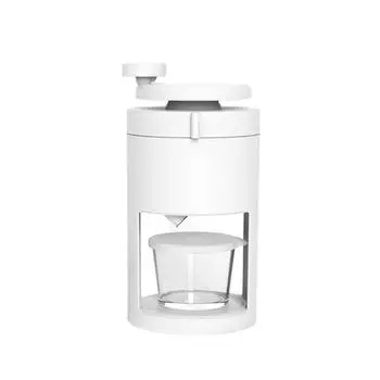 Ручная машина для бритого льда Ручная машина для дробилки льда Портативный льдогенератор Бытовой ручной бритый лед для смузи