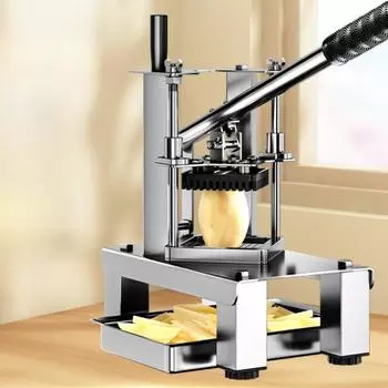 Ручная машина для нарезки картофеля фри соломкой, огурцов, редиса, салата, машина для нарезки кубиками и шинковки кухонные принадлежности