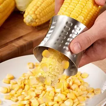 Ручная машина для очистки кукурузы, острый пилообразный, прецизионный сварной инструмент для быстрого удаления зерен, прочный инструмент из нержавеющей стали Round
