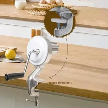 Ручная машина для пасты, макаронница, пресс-машина для лапши, макаронных изделий, спагетти, лазаньи, регулируемый зажим, кухонный гаджет для любителей кулинарии серебряный