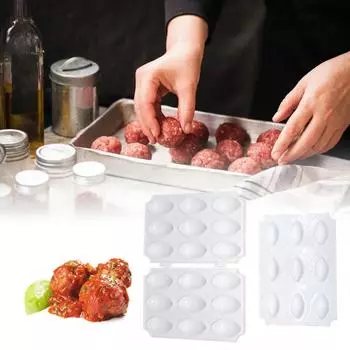 Ручная машина для приготовления фрикаделек на 9 отверстий, форма для фарша, сделай сам, фаршированный мясной комбайн, десерты, торт, кухонные инструменты, аксессуары