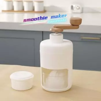 Ручная машина для смузи DIY Машина для мороженого Льдодробилка Ручная бритва для льда Производитель смузи AIce Crusher + 1 Mold