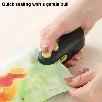 Ручная машина для запечатывания пакетов, USB перезаряжаемая машина для запечатывания пакетов, портативный запечатщик пищевых продуктов для пластиковых пакетов, пакетов для закусок белый