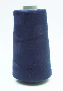 Ручная машина с катушкой из полиэстера Пурпурный швейный сергер с оверлоком 5000 Мтр 1 Spool 5000 Mtr. темно-синий