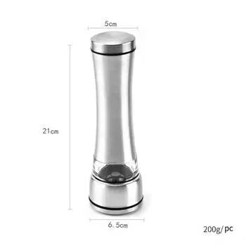 Ручная мельница для перца из нержавеющей стали, керамическая мельница для перца, многоцелевая емкость для приправ