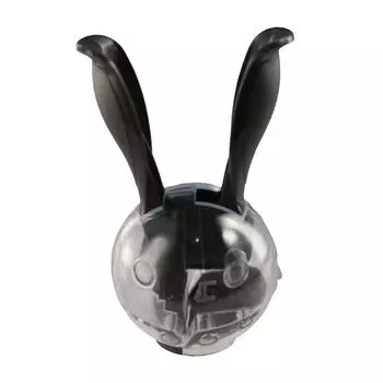 Ручная мельница для соли и перца, пластиковый абразив в форме шара, мельница для соли и перца в форме кролика, ресторан Rabbit