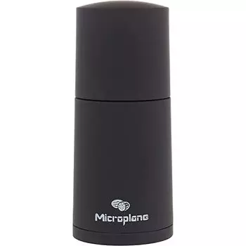 Ручная мельница для специй Microplane - мельница для корицы и терка для мускатного ореха (черный)