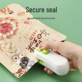 Ручная мини-машина для запечатывания закусок - бытовая машина для запечатывания пластиковых пакетов