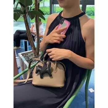 Ручная мини-сумка Shell, новая универсальная ручная сумка в форме шара для боулинга, роскошная сумка через плечо на одно плечо, женская маленькая сумка 18x9x14cm box