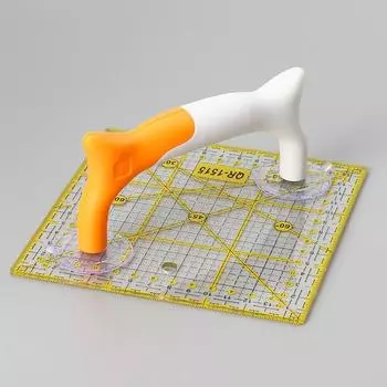 Ручная многофункциональная мощная линейка-присоска 1 шт. держатель линейки для квилтинга DIY инструмент для квилтинга самолет Mover белый/оранжевый