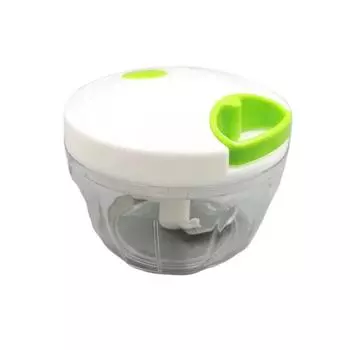 Ручная мясорубка, измельчитель чеснока, вращающийся пресс для чеснока, портативная овощерезка, ручная мясорубка, толкушка, гаджеты, кухонные принадлежности белый