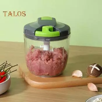 Ручная мясорубка, простая в очистке, экономичная, эффективная, полезная, измельчитель фруктов, овощей, чеснока для ресторана L