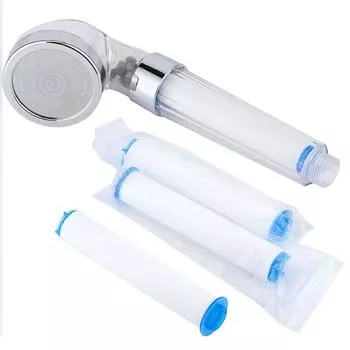 Ручная насадка для душа под давлением с отрицательными ионами, душ для ванной комнаты, спринклер для купания (# 1)