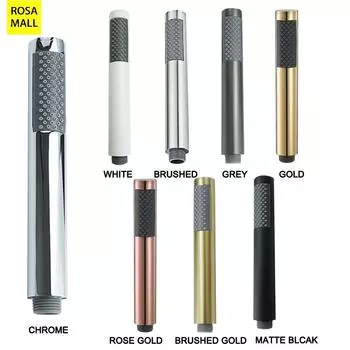 Ручная насадка для душа Ручной душ из нержавеющей стали Черная насадка для душа для ванной комнаты