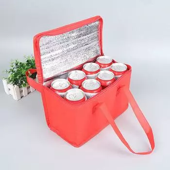 Ручная нетканая очень большая сумка для пикника, термоизолированная сумка-холодильник, сумка для обеда, походы, барбекю, набор для еды, аксессуары, принадлежности