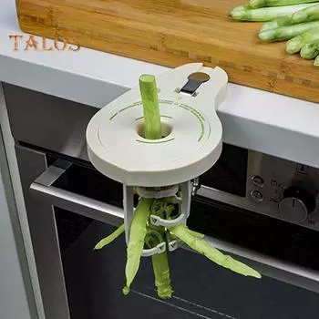 Ручная овощечистка для спаржи, безопасный инструмент для чистки овощей с нескользящим зажимом, кухонный гаджет для домашнего ресторана