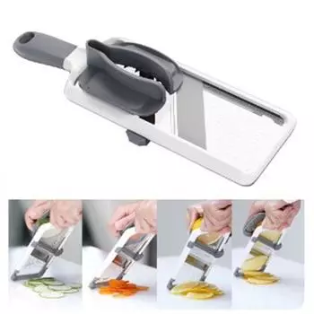Ручная овощерезка-шинковка с удобной рукояткой, регулируемая терка для сыра и овощей