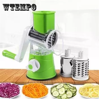 Ручная овощерезка, слайсер, кухонный роликовый гаджет, инструмент, измельчитель овощей, круглые терки, терки для картофеля, моркови, сыра
