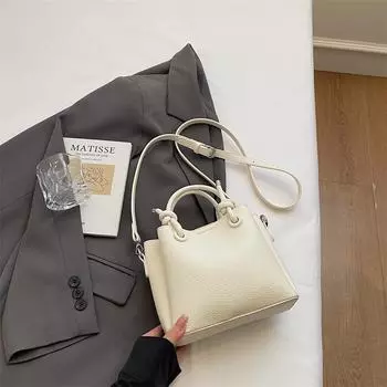 Ручная переноска, модное ведро премиум-класса, новая тенденция, повседневная сумка через плечо, универсальная сумка-мессенджер