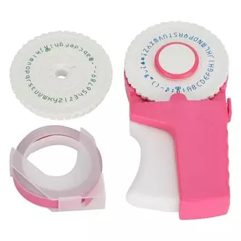 Ручная пишущая машинка для тиснения этикеток, тиснитель, офисные принадлежности E303