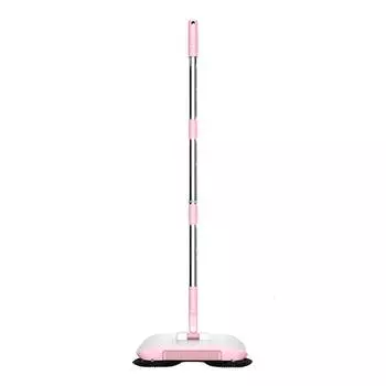 Ручная подметальная машина для дома Машина для мытья полов Пылесос Кухонные принадлежности Cozinha Utensilios Аксессуары для домашнего декора розовый