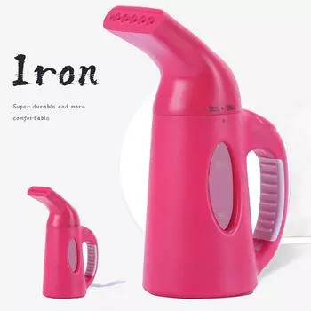 Ручная подвесная гладильная машина, бытовая гладильная машина с паровой щеткой, электрический утюг горячий розовый