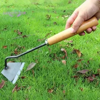 Ручная полая мотыга, эргономичная ручка, нержавеющая, легкая прополка, рыхление почвы, садовые принадлежности для фермы S