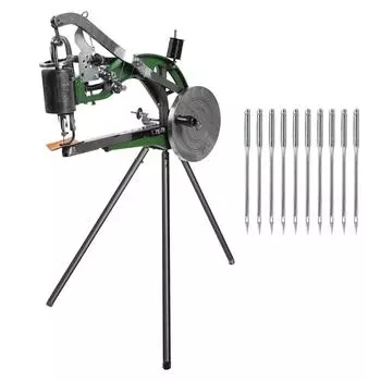 Ручная полуавтоматическая ручная швейная машина для ремонта обуви из металлического нейлона/хлопчатобумажной нити