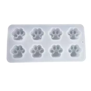 Ручная работа 3D для кошачьей лапы для куклы, ароматическая штукатурка, силиконовая форма, ремесленные изделия, мыло, свечи, форма для литья из смолы, поделки своими руками