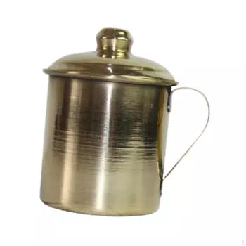 Ручная работа Бронзовая чашка для чая Креативная утолщенная посуда для питья Чистая чашка для чая Кофейная кружка для