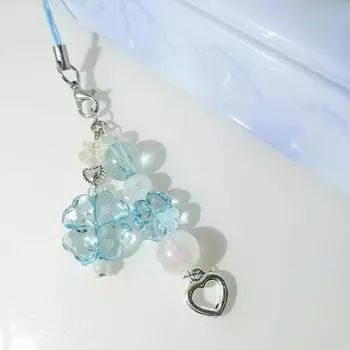 Ручная работа цепочка для телефона из бисера Четырехлистный клевер брелок для мобильного телефона подвеска для мобильного телефона аксессуар