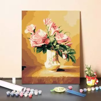 Ручная работа, цифры, картина маслом, сделай сам, картина по номерам, цифровая картина маслом, холст, цифры, живопись 40x50cm no frame