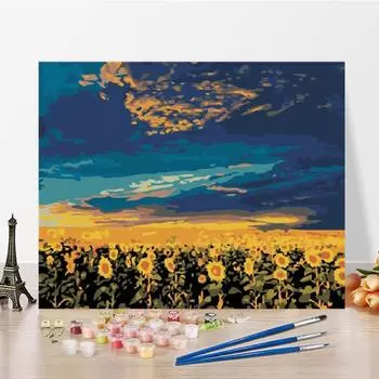 Ручная работа, цифры, картина маслом, сделай сам, картина по номерам, холст, цифры, картина, цифровая картина маслом 40x50cm no frame