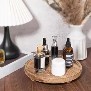 Ручная работа Деревянная тарелка для свадебной вечеринки Тарелка для ароматерапии Поднос для хранения вещей в отеле, ресторане Аксессуары для мелочей