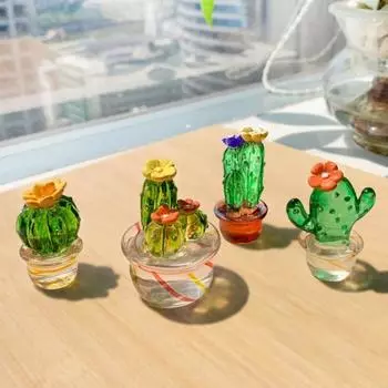 Ручная работа имитация растений не выцветает настольные украшения оригинальные миниатюрные фигурки домашний декор 4