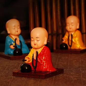 Ручная работа, избивающие деревянные игрушки-рыбы, декоративные настольные статуи Будды, украшения A