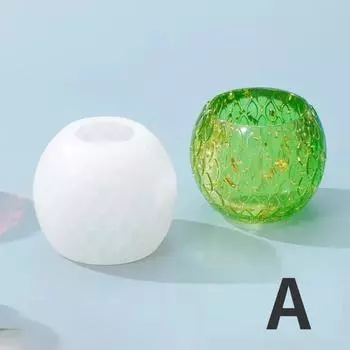 Ручная работа Креативный Сделай сам Суккуленты Цветочный горшок Силиконовая форма Аквариум Ремесло Коробка для хранения Изготовление Гипс Смола Банка для свечей Форма для литья A