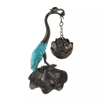 Ручная работа Лотос Журавль Подвесная печь Форма Журавля Антикварный Подвесной Поднос Для Благовоний Чайный Дом style 1
