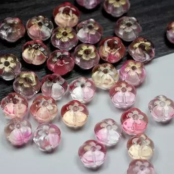 Ручная работа мода фонарь тыква бисер бусины украшения для волос 50 шт DIY ювелирные аксессуары изготовление 8 мм материалы браслет ожерелье стеклянное украшение