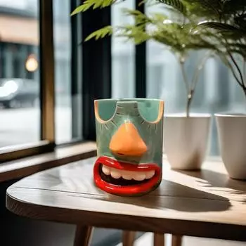 Ручная работа, оправа для очков из смолы, держатель для ручек, прочный настольный органайзер, стойка для хранения в форме мультфильма, подставка для карандашей, офисные принадлежности 1pc