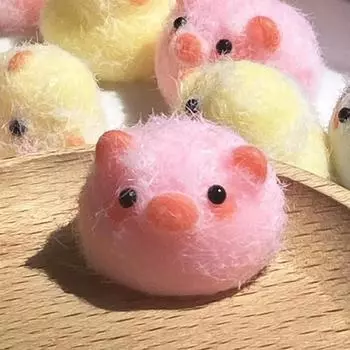 Ручная работа PiggyToys Супер Мягкие Игрушки Для Снятия Стресса розовый