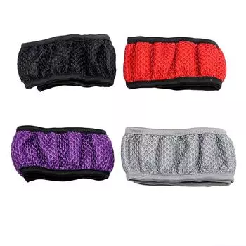 Ручная работа, подходит для большинства автомобилей, сэндвич-ткань, воздухопроницаемость, нескользящий, чехол на руль автомобиля, прочный, 4 цвета, для стайлинга автомобилей фиолетовый