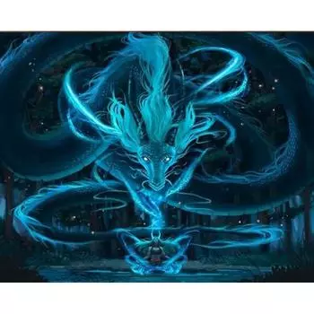 Ручная работа Полный 5D DIY Алмазная картина Вышивка Животных Вышивка крестом Мозаика Узоры Домашний Декор Подарок 20X30CM