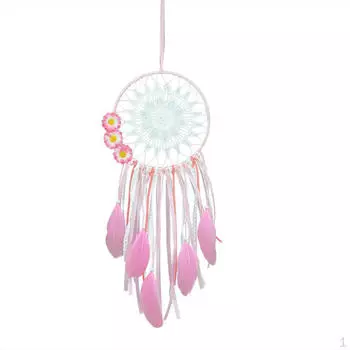 Ручная работа с розовым подвесным украшением для дома