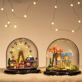 Ручная работа «сделай сам», 3d трехмерная головоломка, музыкальная шкатулка, детские развивающие игрушки, подарок на день рождения для девочки