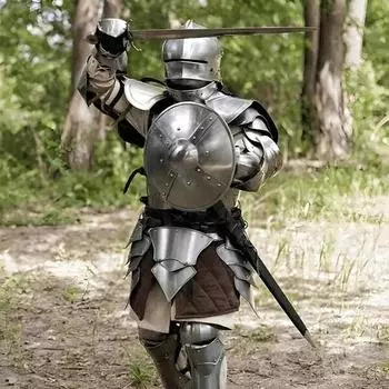 Ручная работа Средневековые рыцарские доспехи Полные стальные доспехи для ЛАРП Косплея Реконструкции