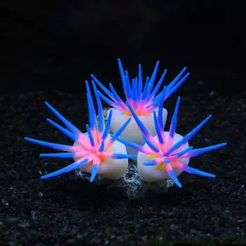 Ручная работа Украшение для аквариума Красочное Имитация водного растения Морской анемон Игра для рыб